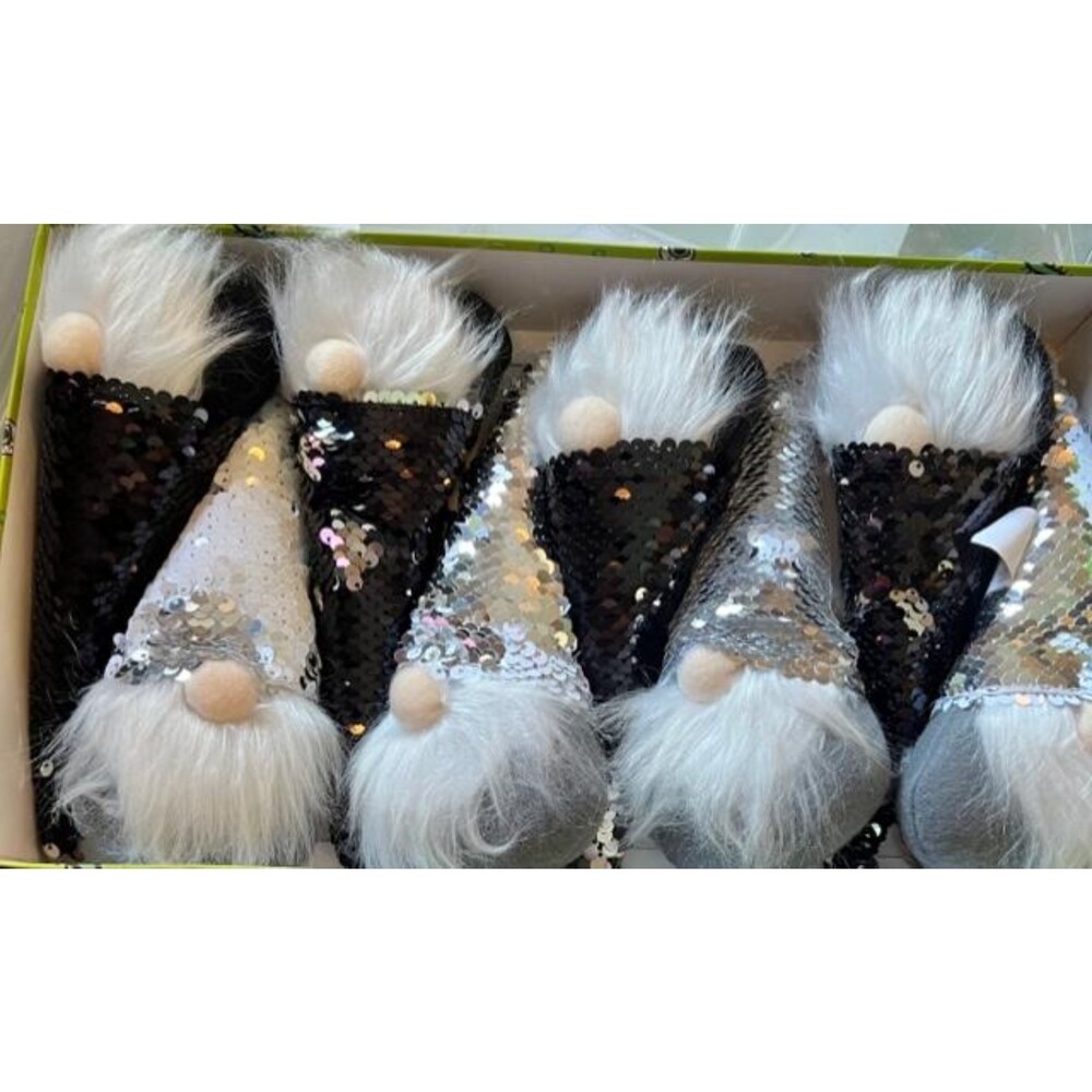 Bougie Halloween Sequined Gnomes 6 Foot Glam Garland By Lab 10.31. NEW